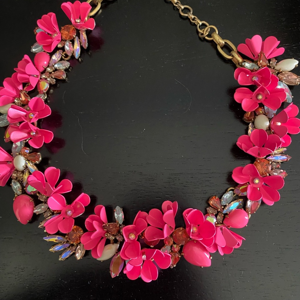 Floral Pink Necklace